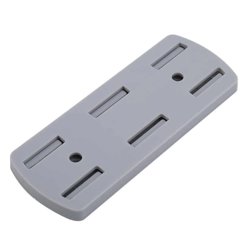 Power Strip Holder Desk Organiser wall-mounted Strong Seamless Home Free Punching Socket Hanging Wall Home Storage Supplies: Gray