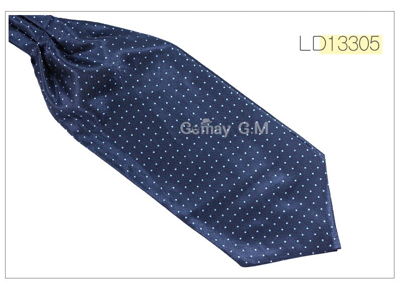 Ascot Cravate Cravate De Luxe Mens points Cou Cravate Cravate pour les Hommes De Mariage Cravates: LD13305