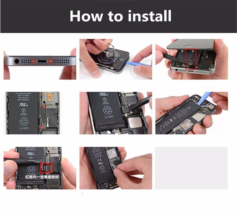 IP6G nuovo 0 del ciclo Della Batteria OEM neutro confezione Sigillata senza LOGO Per Apple iPhone 6 6G iPhone6 Batterie per Telefoni Cellulari 1810 mah