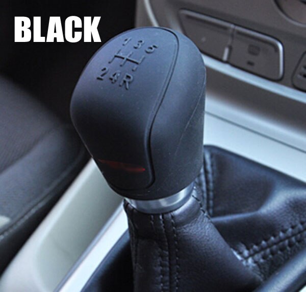 Housse en Silicone pour Ford Focus 2 3 MK2 MK3 Fiesta, frein à main et pommeau de changement de vitesse, , , , , , ,: Black