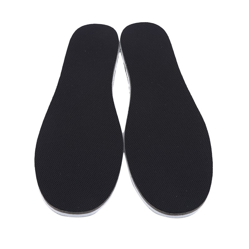 1 pair Men Women Increase Height High Full Insoles Memory Foam Shoe Inserts Pillows: black 2cm