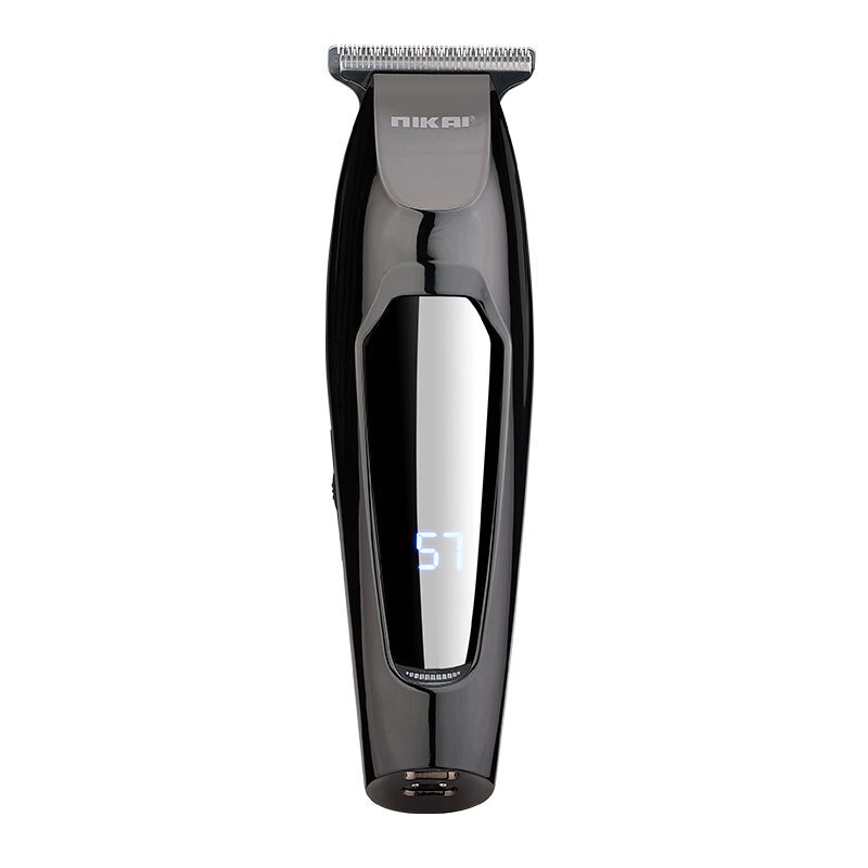 Nikai Gradient LCD Digital Display Rechargeable Hair Clipper Retro Electric Clipper Hair Salon Strong Electric Fader