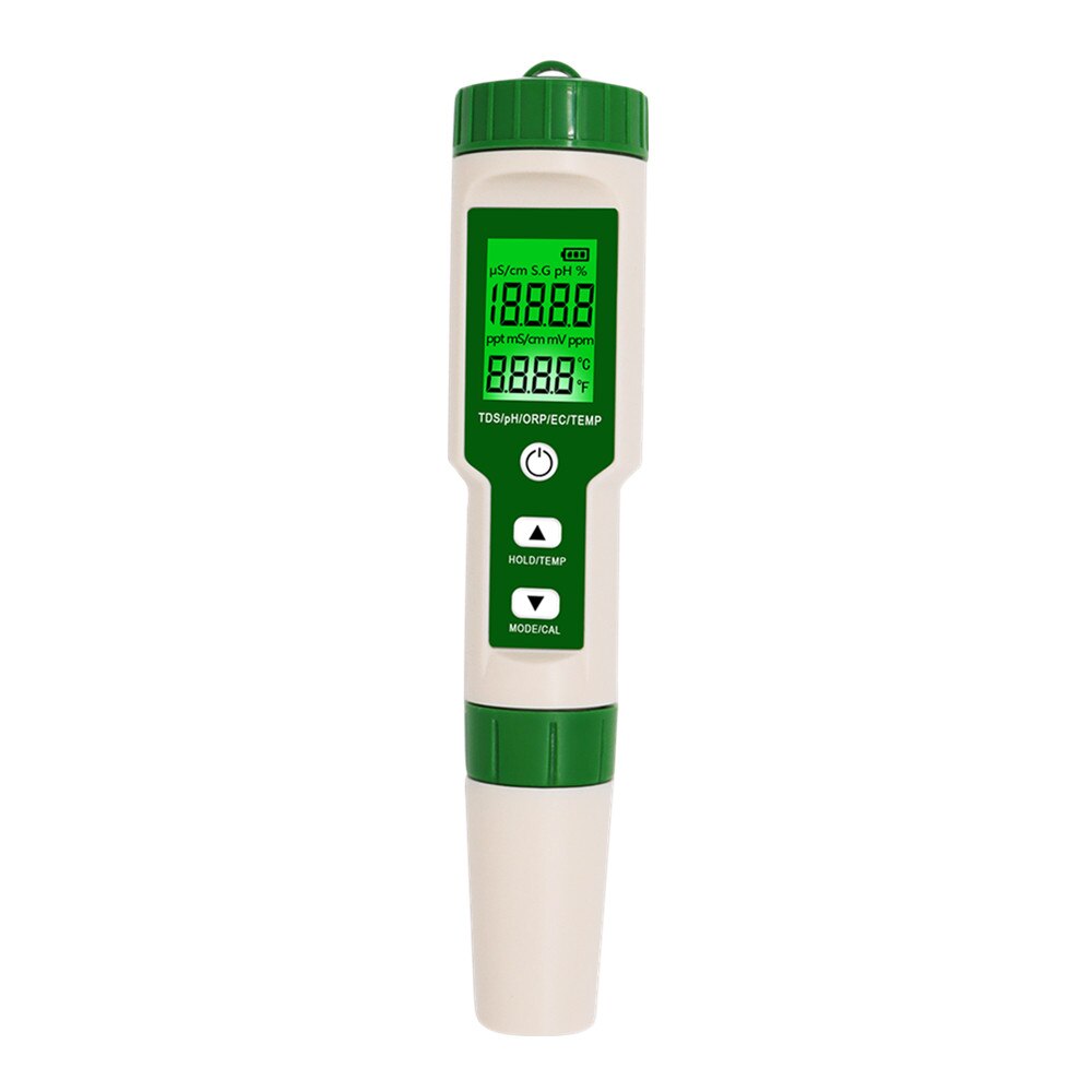 OBEST Misuratore TDS EC SALT S.G TEMP 5 In 1, Tester Digitale Qualit&agrave;