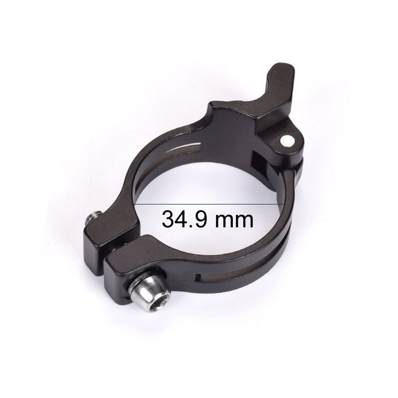 MTB Bicycle Switch Clamp Converter Switch Straight Lock Clamp Post 34.9/31.8mm Bike Front Derailleur Clip Ring: 34.9mm