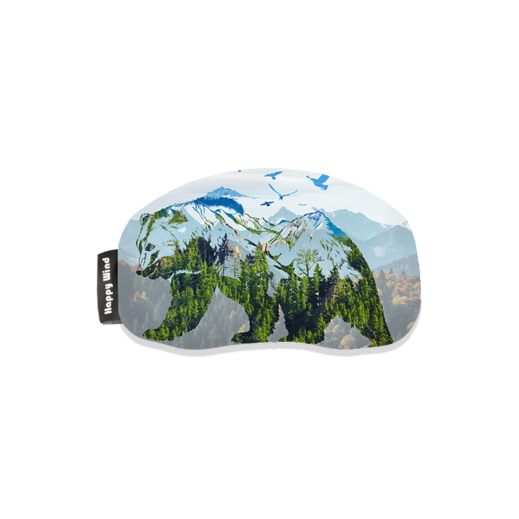 Funda elástica para gafas de esquí, Protector de gafas de snowboard para invierno, deportes al aire libre, fundas para gafas de esquí a prueba de arañazos: Champán
