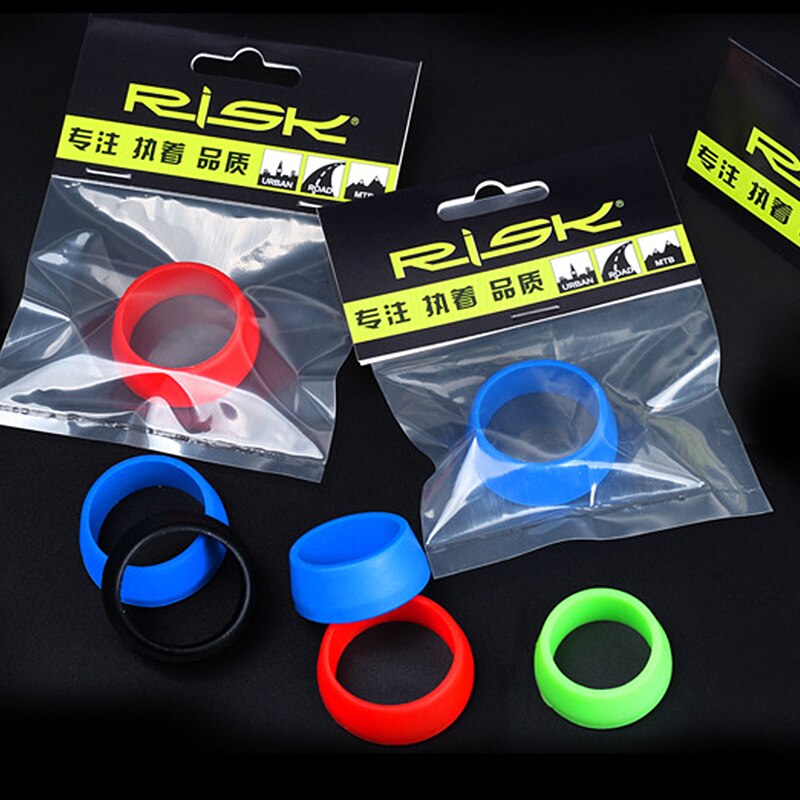 2Pcs Bicycle Seat Post Rubber Ring Dust Cover Cycling Silicone Waterproof Mountain Bike Seatpost Protective Rings for MTB Bikes