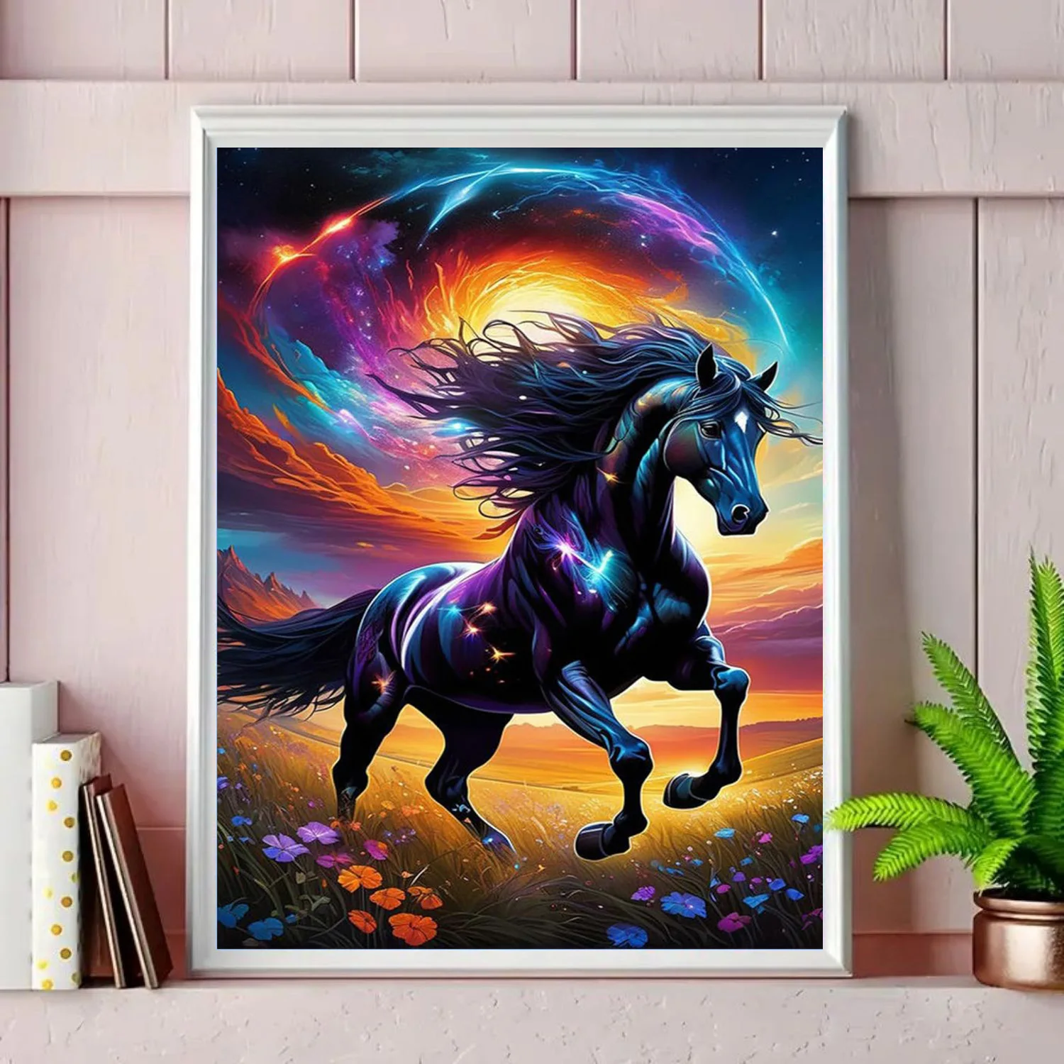 1pc Verf op nummer Kit voor volwassenen Beginner op canvas, schildersets voor volwassenen, doe-het-zelf-hobby's voor vrouwen, frameloos