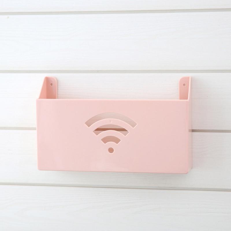 Home Wall Mount WiFi Router Storage Boxes Shelf Wifi Box Storage Box Organizer
