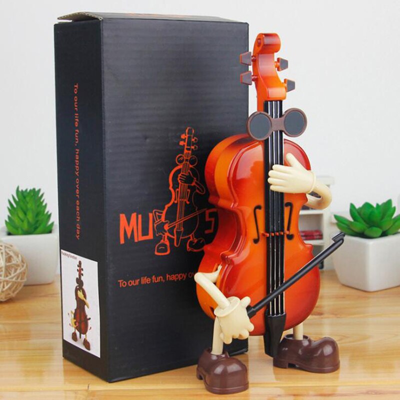 Handwerk Musik Box Kinder Musical Schmuck Boxen Nachahmung musik box Holz Puppe Rechteck Schmuck Lagerung Mädchen