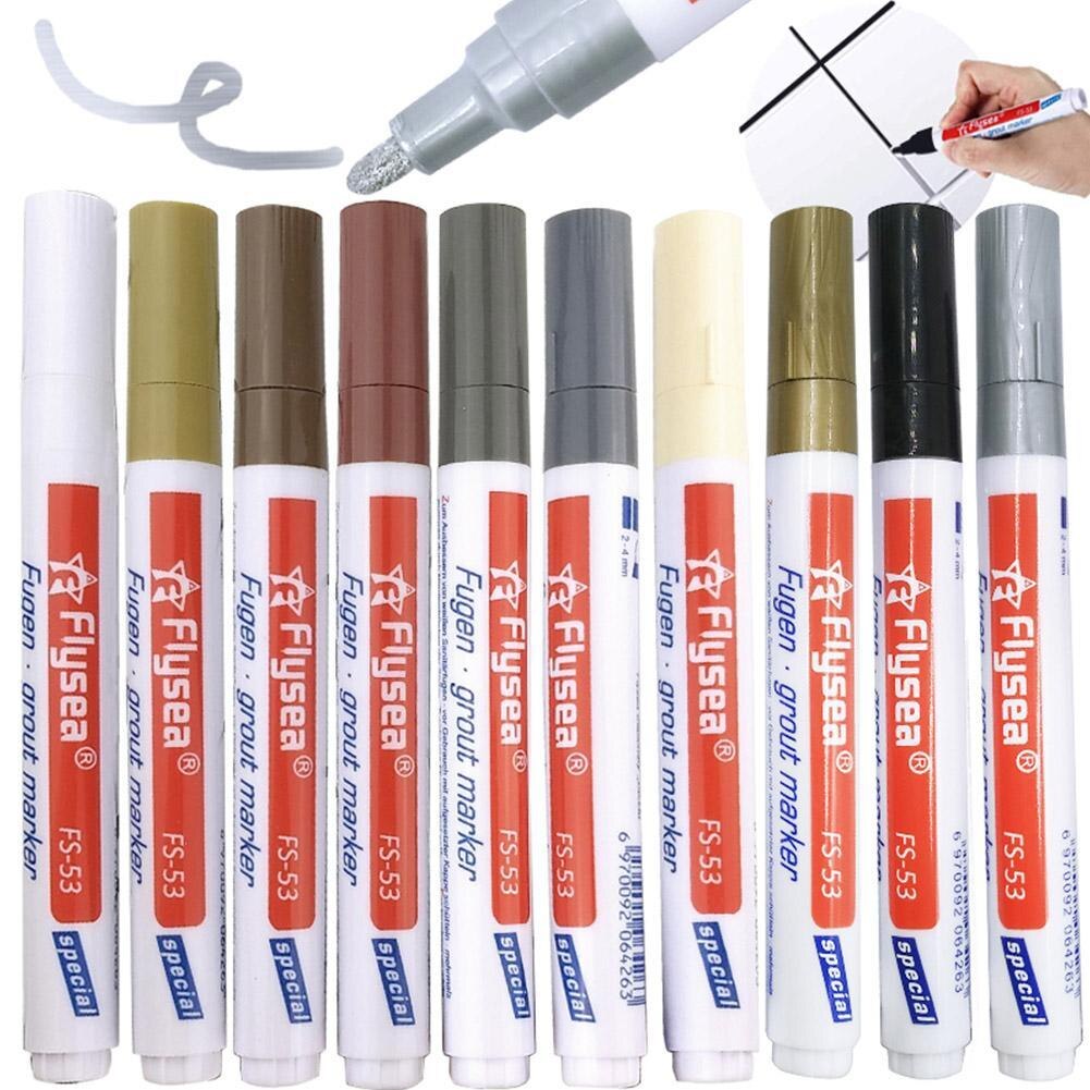 Color Pen White Tile Refill Grout Pen Tile Gap Repair Bathroom Porcelain Filling Waterproof Mouldproof Cleaner Agents Paint