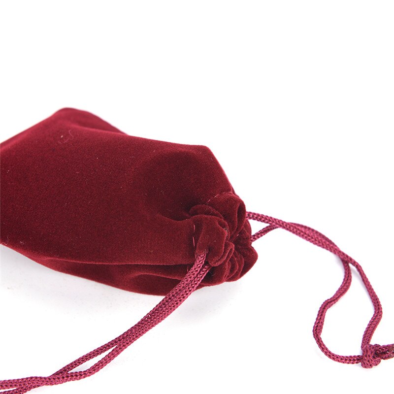 10 Pcs 7x9cm Velvet Drawstring Pouches Jewelry Christmas Bag Packing Bags