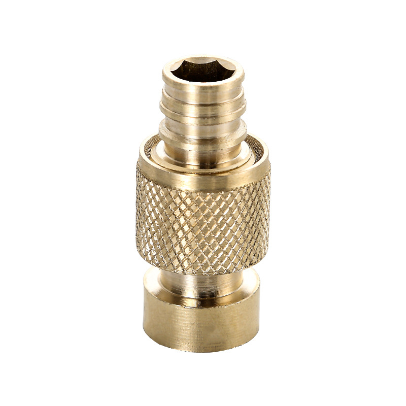 Copper Conversion Head Snap-in Water Pipe Interface Butt Adapter Conversion Accessories Water Inlet: 4 points 6 points