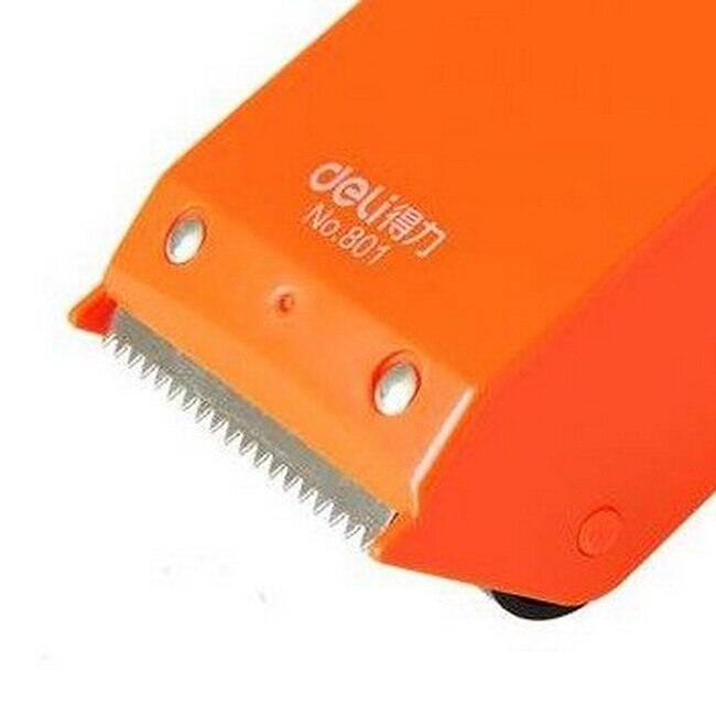 Deli No.801 Duurzaam Tape Dispenser 48 Mm Roestvrij Sharp Zaagtand Carton Sealer Modieuze Kantoorbenodigdheden