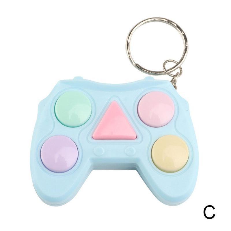 Kinderen Speelgoed Gamepad Vorm Geheugen Doolhof Kubus Gadget Sleutelhanger Educatief Spel Console Relief Stress Mini Speelgoed Spel Handvat: C