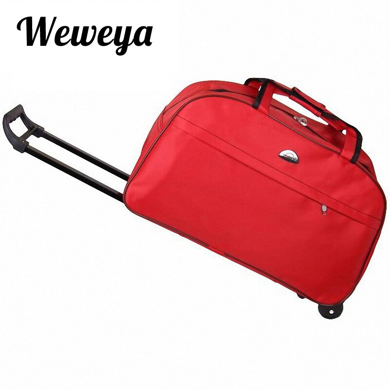 Weweya Waterproof Rolling Luggage Bag Thick Style Rolling Suitcase Trolley Luggage Women&amp;Men Travel Bags Suitcase With Wheel: 14