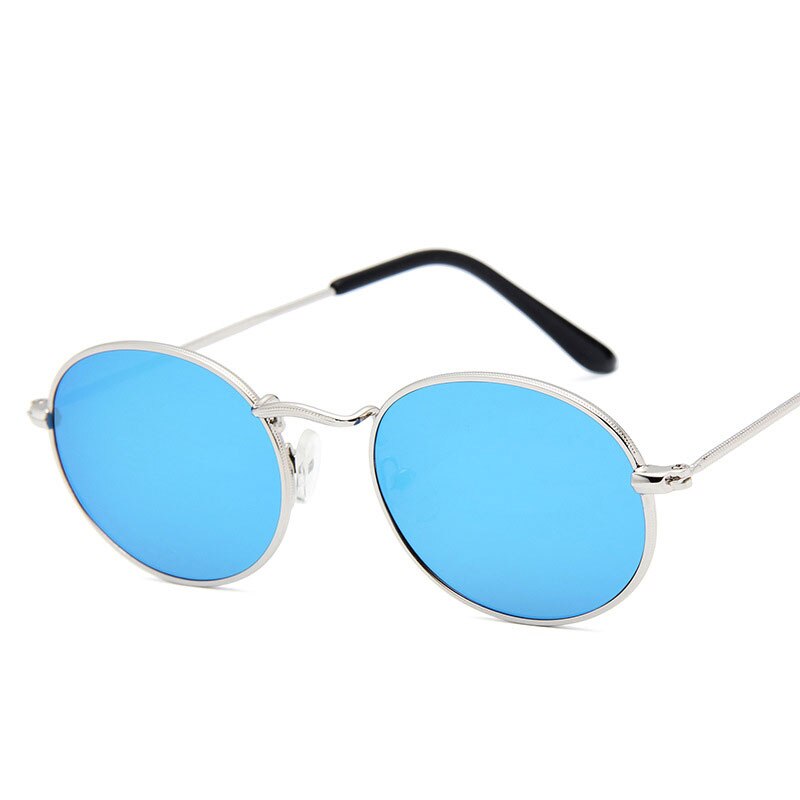 Lunettes de soleil ovales pour femmes, de luxe, transparentes, tendance, en alliage, pour adultes