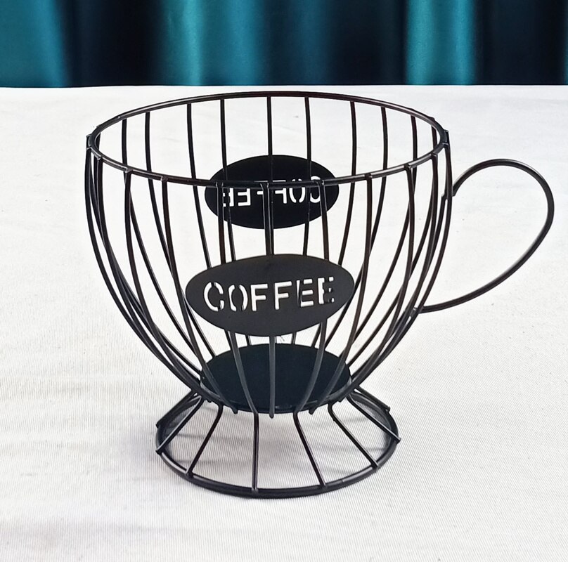 Multi-Use Nespresso Dolce Gusto Coffee Pod Storage Holder Large Capacity Iron Display Stand Coffee Capsule Storage Cup Basket: STYLE 4