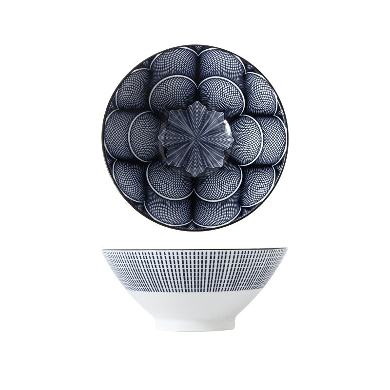 Salade Soep Ramen Kom, 32 Oz Stapelbaar Ronde Fijn Porselein Granen Pasta Serveerschaal, grote Capaciteit Microwavable Keramische Bowls