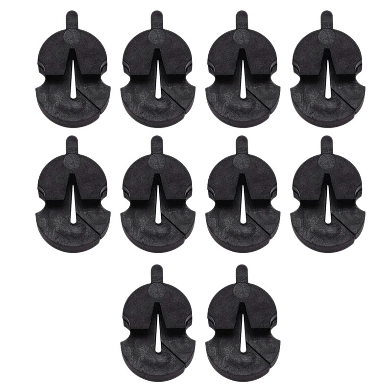 10 schwarze gummidämpfer für violine, geeignet für alle geigen und kleinere bratschen, zum leisen üben: Default Title