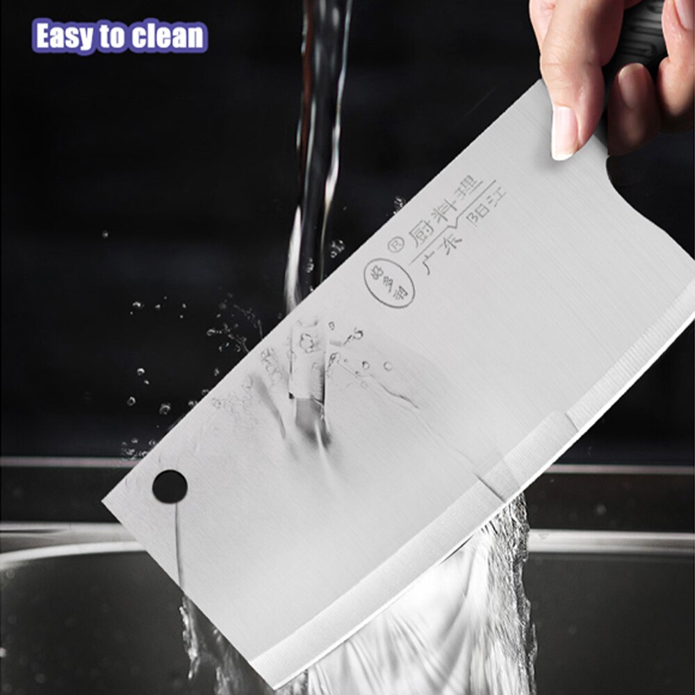 Chinese Cleaver Handgemaakte Chopper Chef 3cr13 Roestvrijstalen Mes Professionele Keukenmessen Vlees Vege Slicer Hakmes