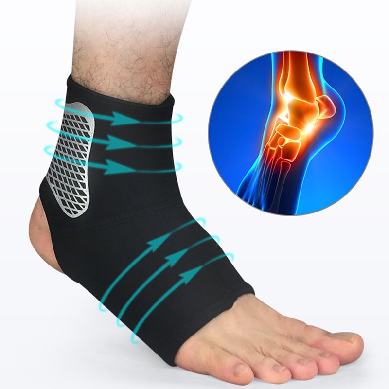 Enkel Ondersteuning Gym Running Bescherming Elastische Enkelbrace Band Guard Voetbal Basketbal Badminton Sport Bescherming Voet Bandage