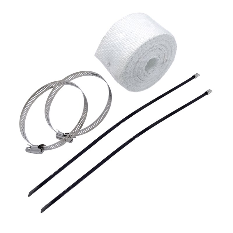 5m motorcyklar termiskt avgasrör värmetejp resistent omslagsfiberduk för bil moto header värmeavgassystem resistent tyg: B
