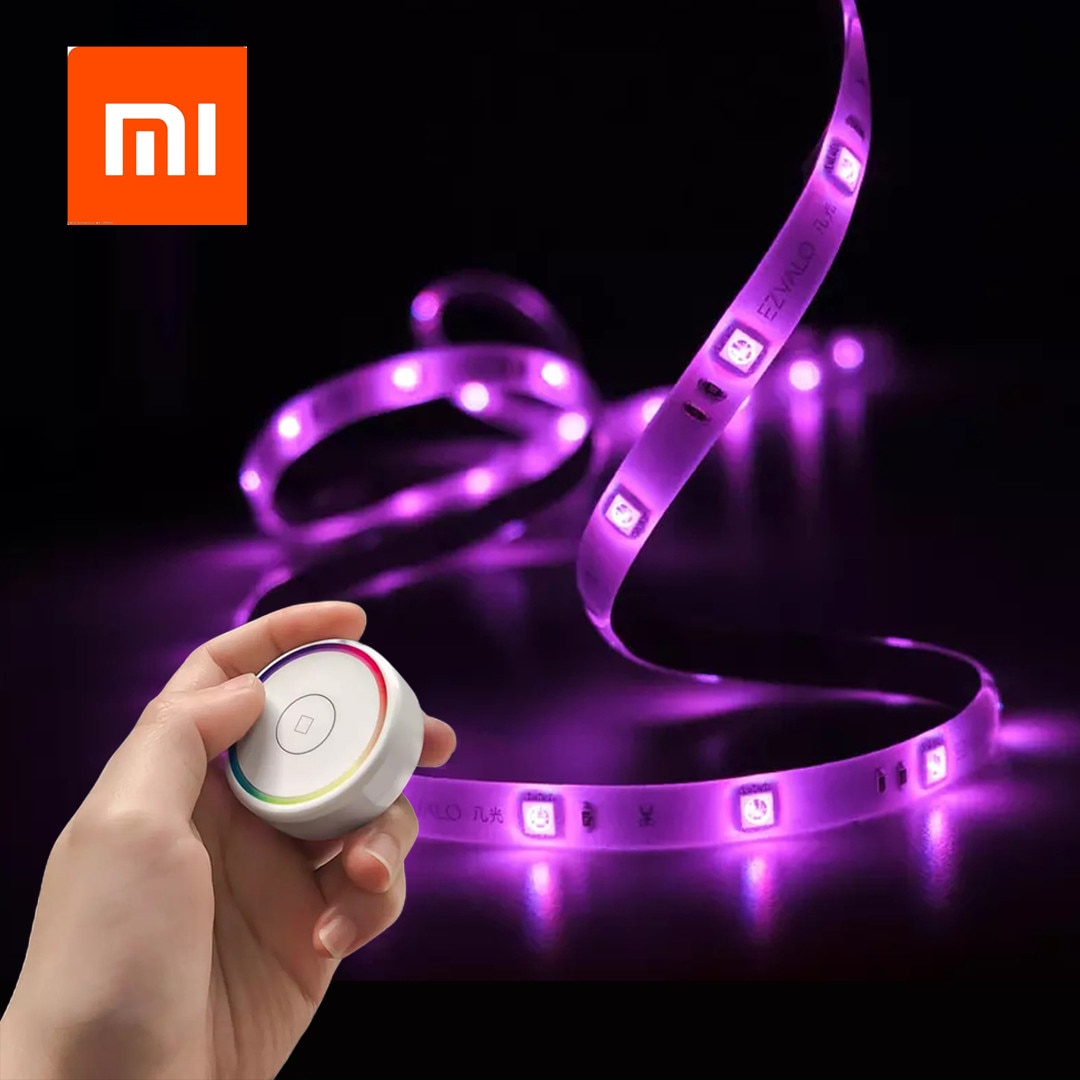 Xiaomi Mijia EZVALO Smart Strips Light Colorful RGB Intelligent Light Strips Remote Control with Touch For Home Party Xiami