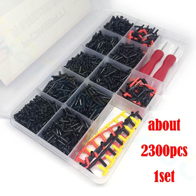 2300 Stks/set Badminton Grommets Oogjes Badminton Racket String Protector Racket Rijgen Tubing Gereedschap Set Sport Accessoires