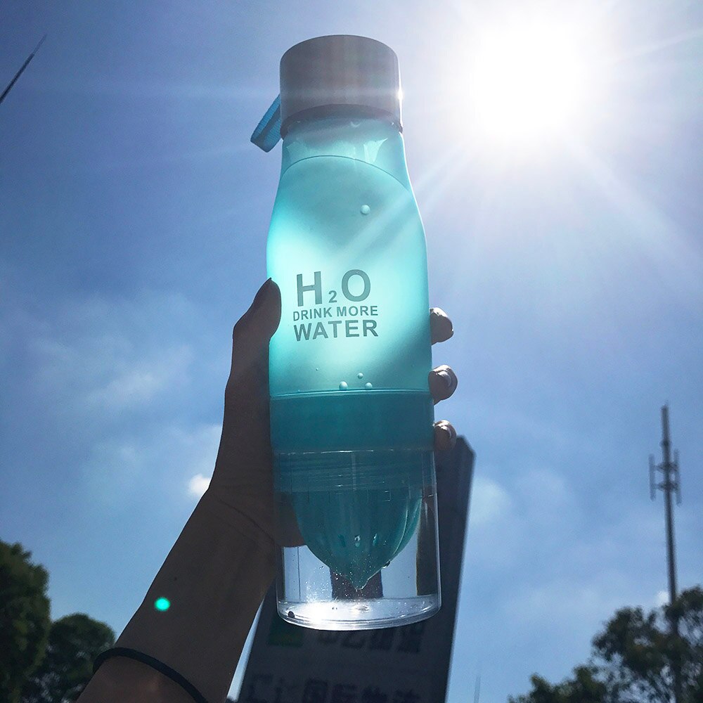 650 Ml Water Fles Plastic Fruit Infusie Fles Zetgroep Drinken Outdoor Sport Sap Citroen Draagbare Waterkoker Reizen Draagbare