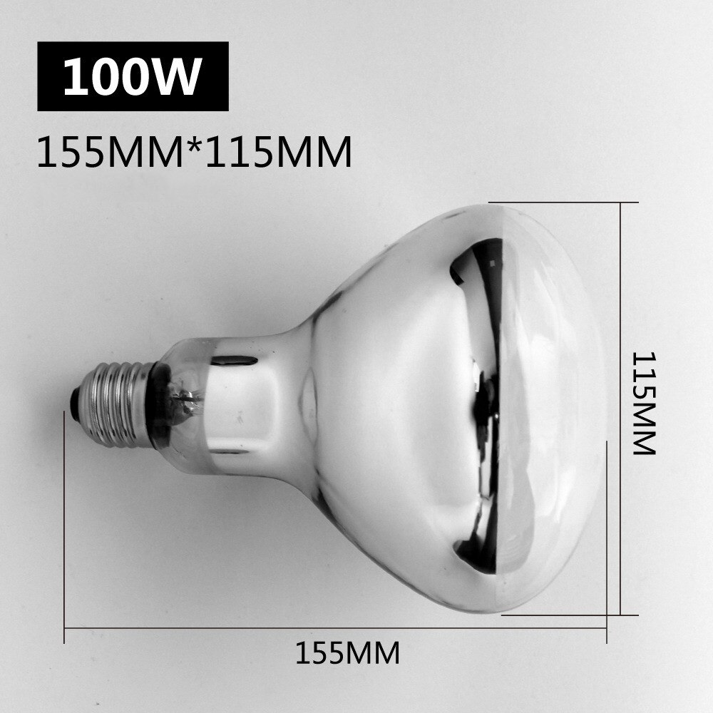 Reptile 80/100W UVA UVB Sun Lamp High Intensity Self-Ballasted Heat Basking Lamp/Light/Bulb for Amphibian: 100W