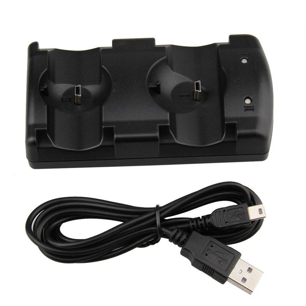 USB Dual Charger Charging Dock Station for Sony PS3 Move Wireless Controlle