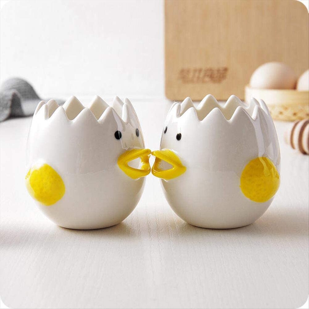 1 PCS Ceramic Egg Separator Chick Shape Egg Yolk Separator Kitchen Gadgets For Kitchen DIY Tool