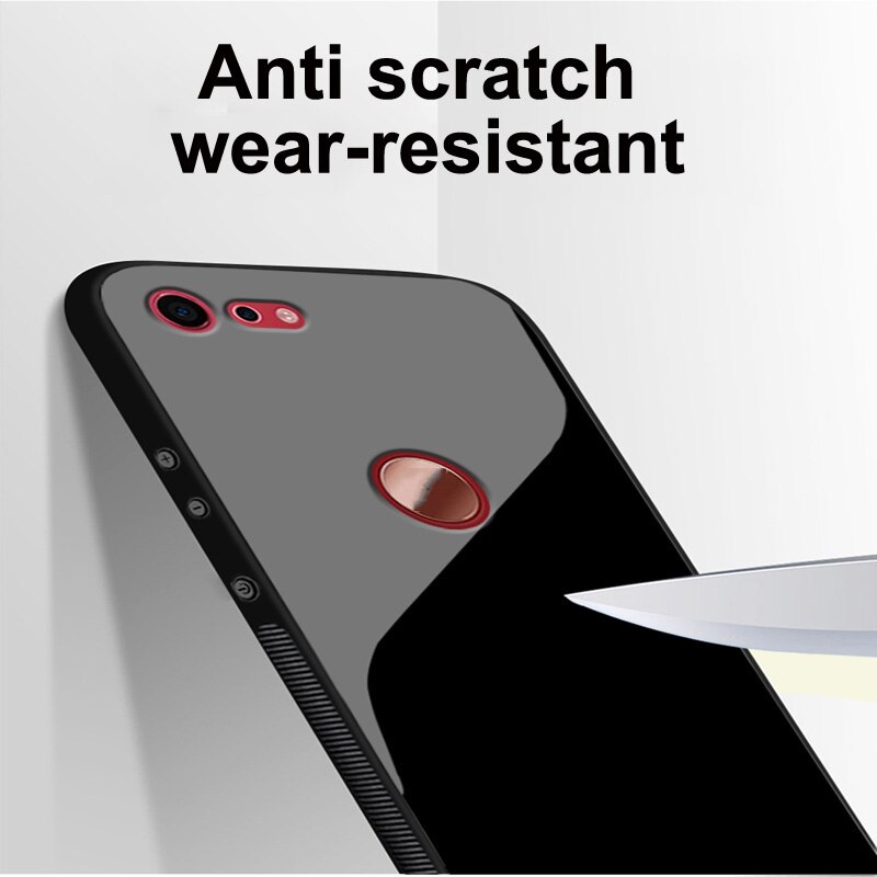 For Smartisan nut U3 pro case Solid color tempered glass phone cover For Smartisan nut U3pro 5.99" case Gradient glass shell