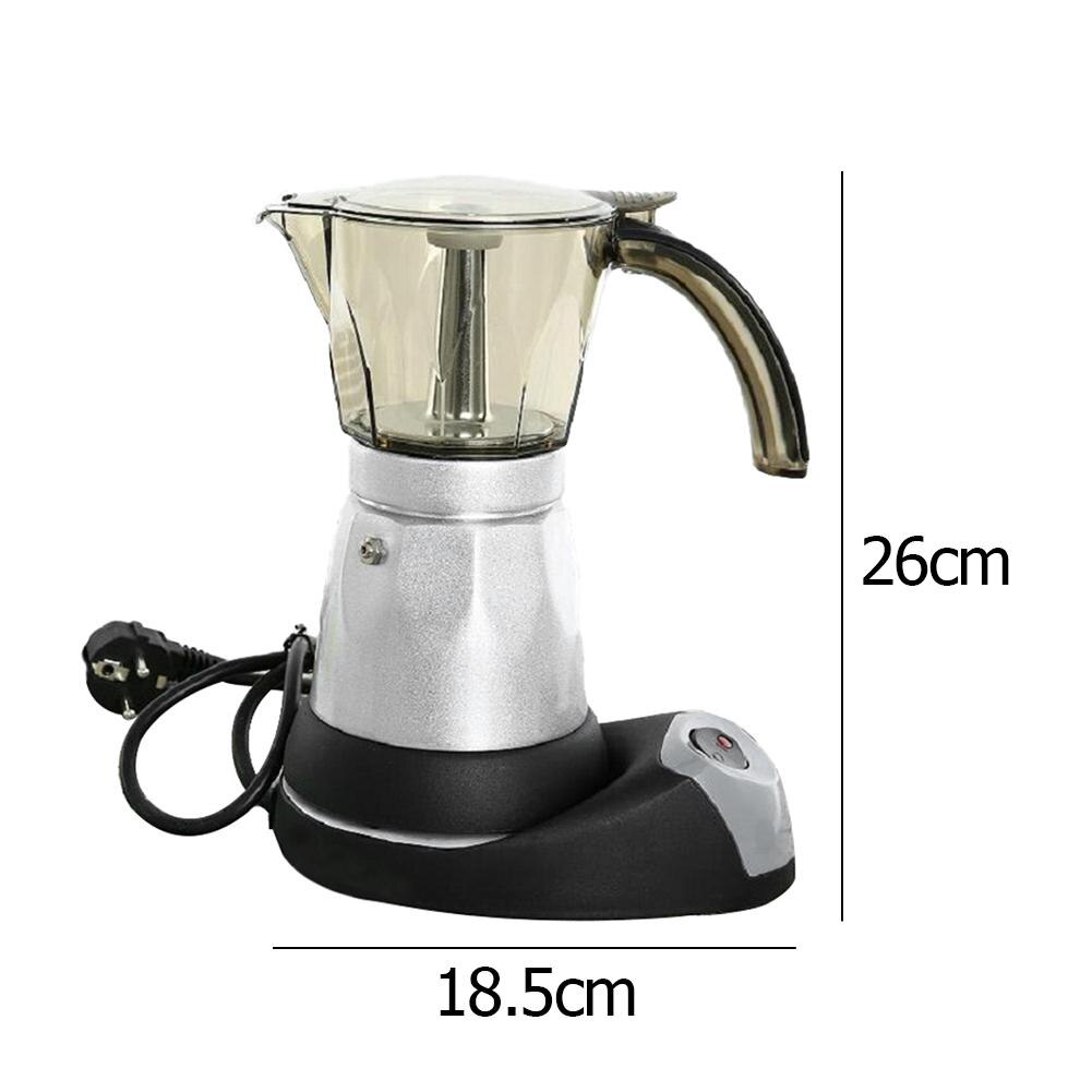 EU Stecker Tragbare Elektrische Kaffee Hersteller Edelstahl Espresso Mokka Topf für Heimat Küche Werkzeuge: Ursprünglich Titel