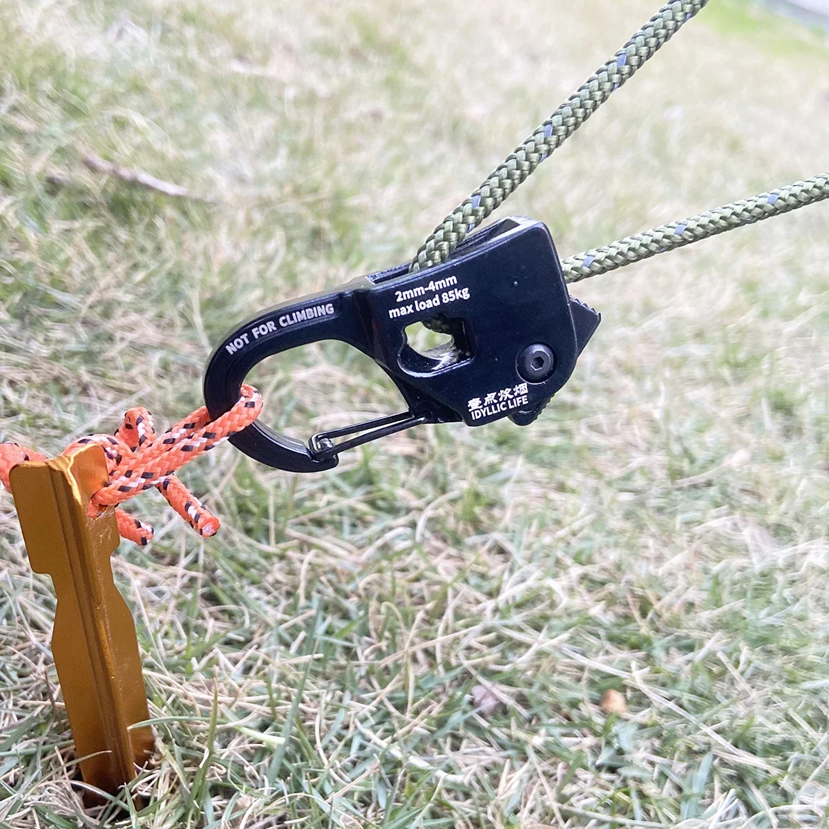 5m Camping Tent Koord Richter Wind Touw Vastbinden Reflecterende Spanner Bevestiging Katrol Ratel Luifel Touw Gesp