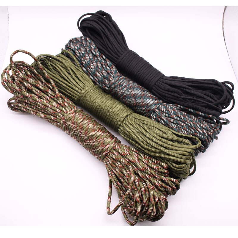 30M Paracord Outdoor Camping, Smycz survivalowa, Lina spadochronowa, Akcesoria do namiotów spacerowych