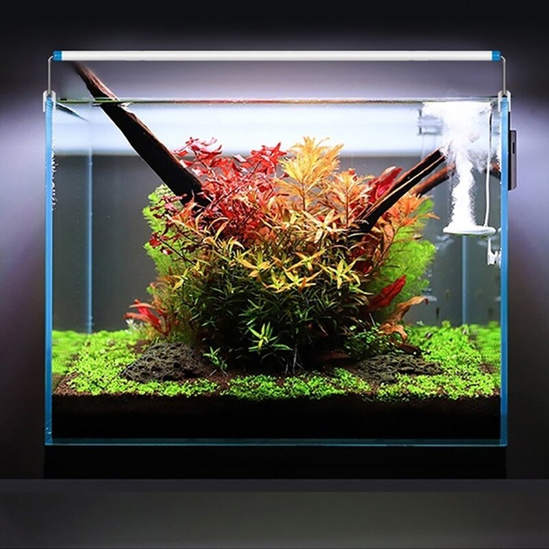 Waterproof 100-240V Underwater Light Fish Tank Light Crystal Glass Lights RGB Color Changing Submersible Aquarium Colorful