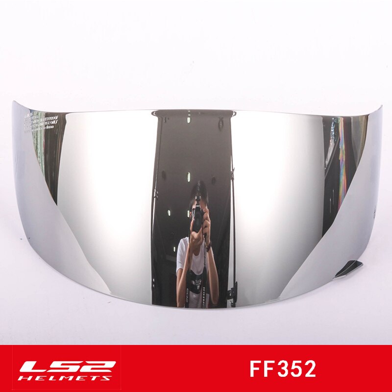 Original  ls2 ff352 hjelm visir fuld ansigt motorcykel hjelm linse udskiftning linse være egnet til  ls2 ff352 ff384 ff351 hjelm: Ff352 sølv