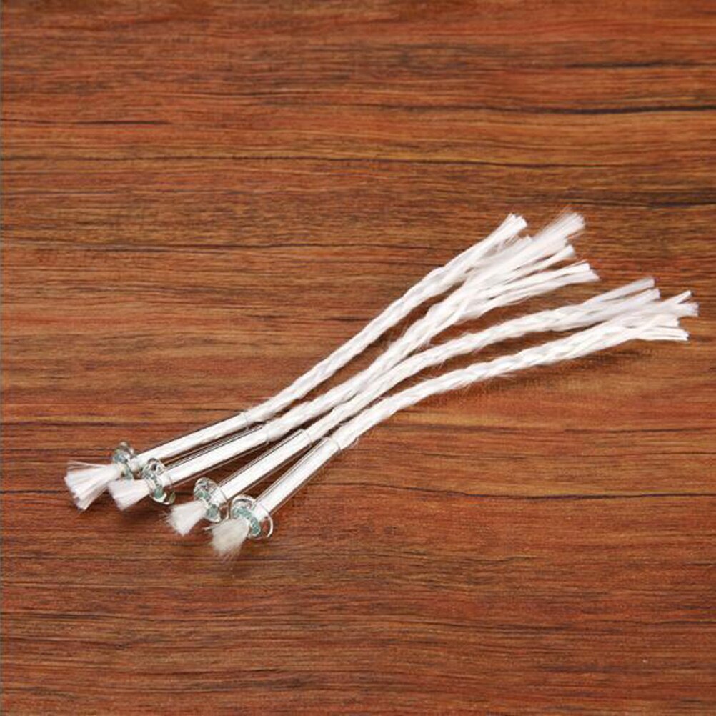 10pcs Fiberglass Wick Bottle Alcohol Oil Lamp Kerosene Burner Stove Wick Special Wick For Glass Fiber Butter Wick Lamp Holder