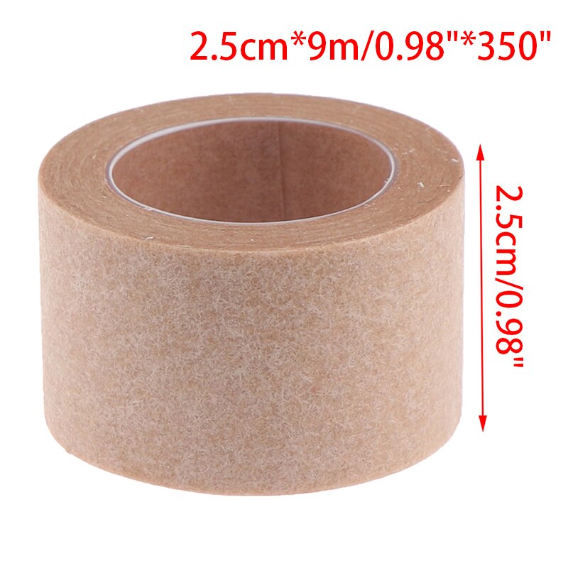 Skin Color Breathable Non-woven Fabric Wrap Tapes Paper Tape Eyelash Extensions Makeup Tools: 2.5cm 9m