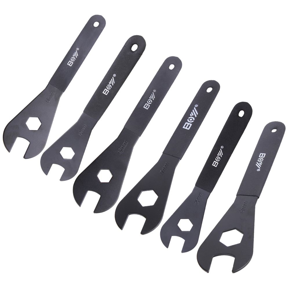 Acor konnyckel skiftnyckel multi-size spindel axel cykel cykel reparationsverktyg 13mm-18mm öppen skiftnyckel multifunktionsverktyg