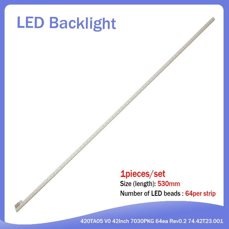 Led-hintergrundbeleuchtung streifen 64 lampe für lg innotek 42 zoll 7030 pkg 64ea 74.42 t 23.001-2-ds1 auo tosibia au  t420 hvn 01.1 t420 hw 06 t420 hw 04