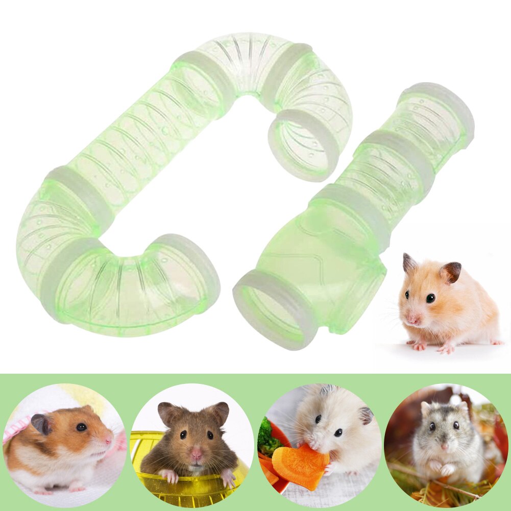 Ensemble de tuyaux d'assemblage de Hamster, 8 pièces, Tunnel de bricolage, petit animal de compagnie externe, jouet de Sport, pour entraînement de Hamster, fourniture de Hamster