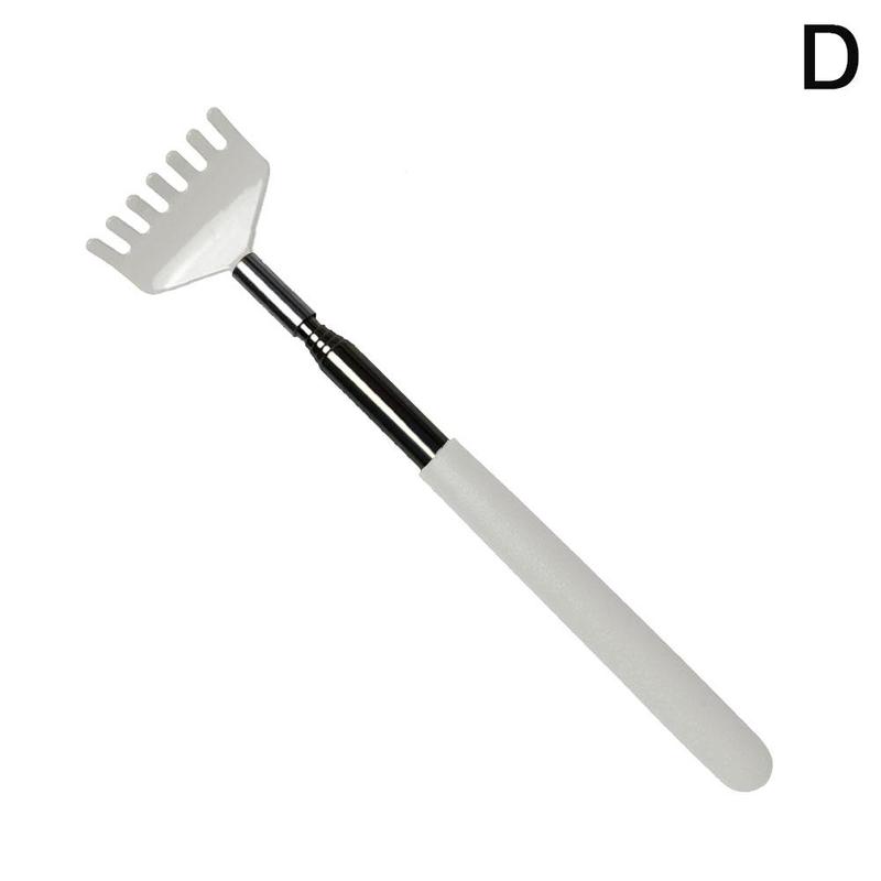 Telescopic Back Scratcher DON'T Ask For Help Scratching Stick Bear Claw Scratching Rake Steel Tickling Massage Tool: D