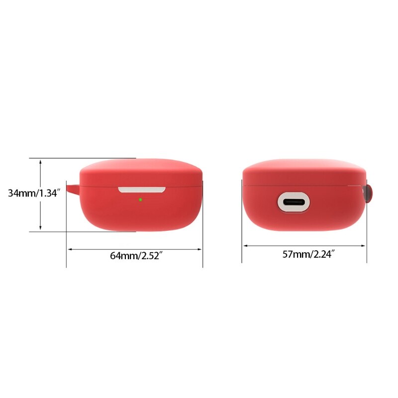 Boîtier de protection complet pour écouteurs QCY T13, boîtier de chargement avec boucle Anti-chute, 95AF