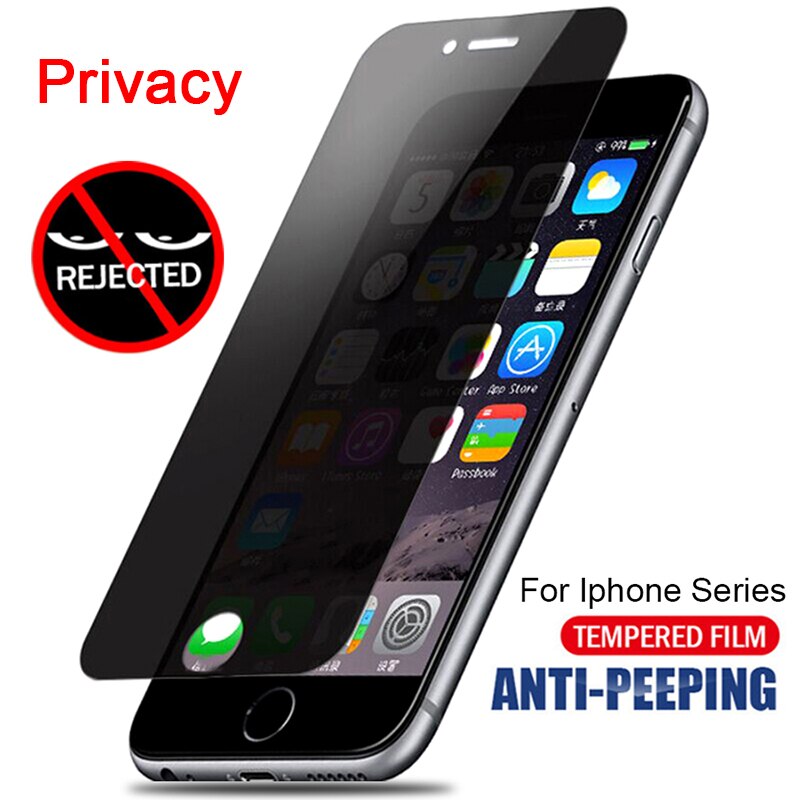 Privacy Anti-Spy Screen Protector Voor Iphone 12 11 7 Pro Max Mini 9H Gehard Glas Voor Iphone X Xr Xs Se 8 5 6 S Max Plus Glas