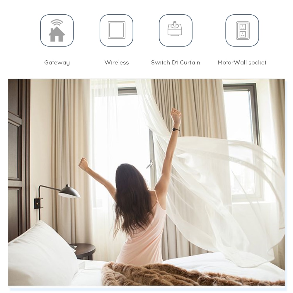 Aqara D1 Wireless Smart Switch Zigbee Remote Control 1/2 Key Work With Wall Switch For Homekit Xiaomi Mijia Mihome APP