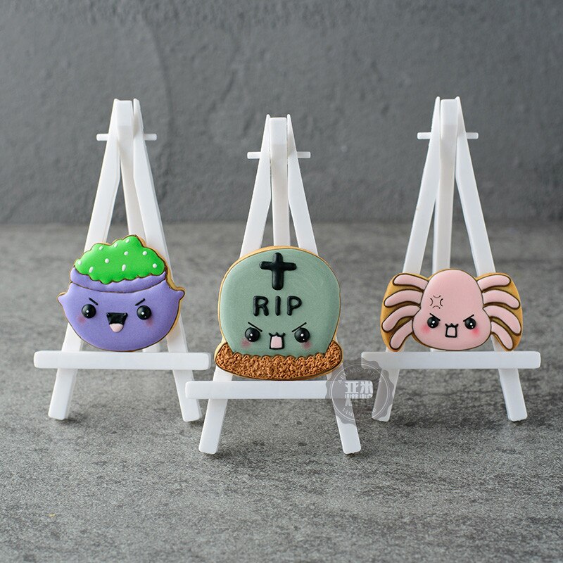 1pcs Cookie Stand Foldable Wooden Dessert Stand Cookie Display Stand Biscuit Holder Party Supplies Cake Tools
