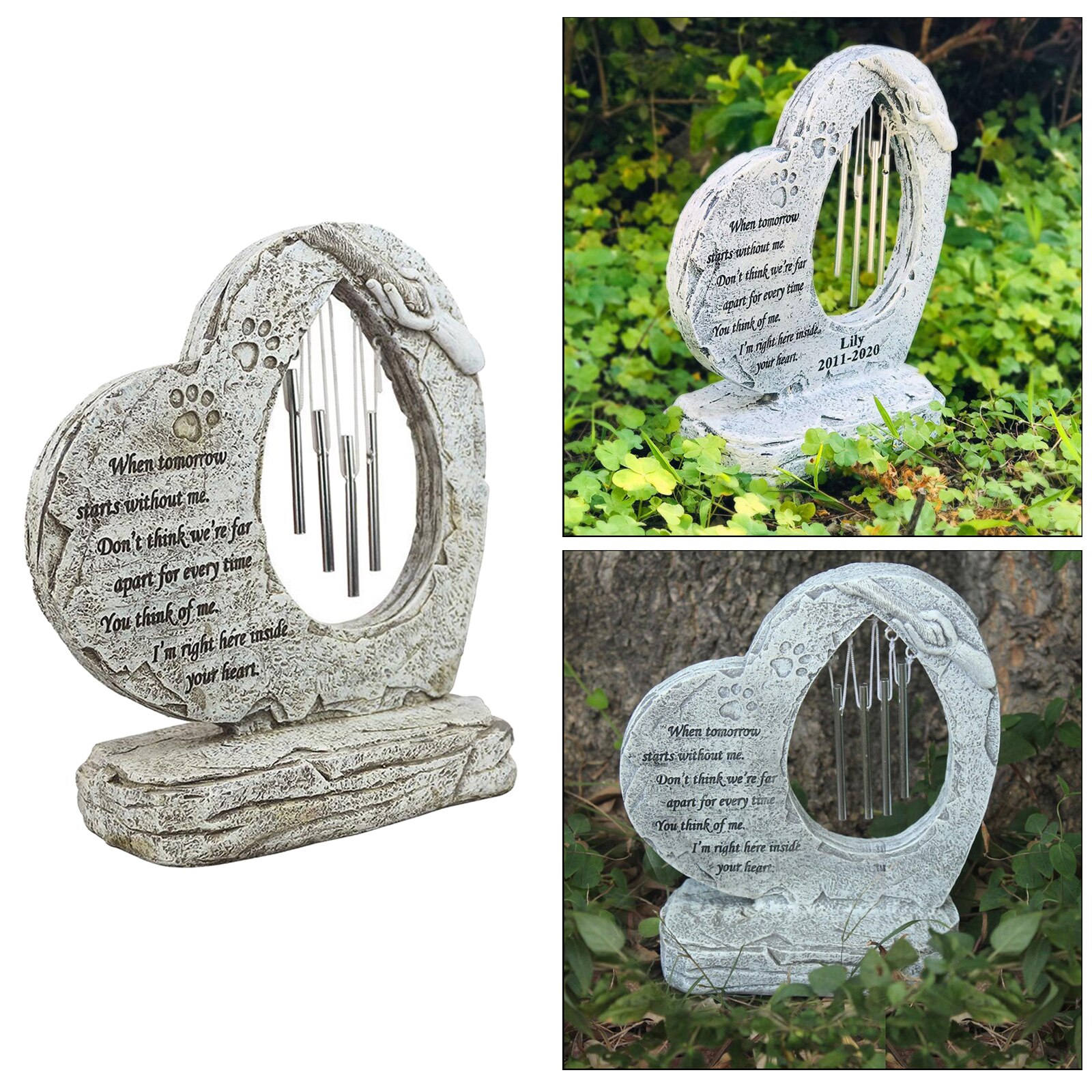 Pierre tombale Pet Memorial Pierre Tombe Pet Pierre Tombale Memorial Ornement