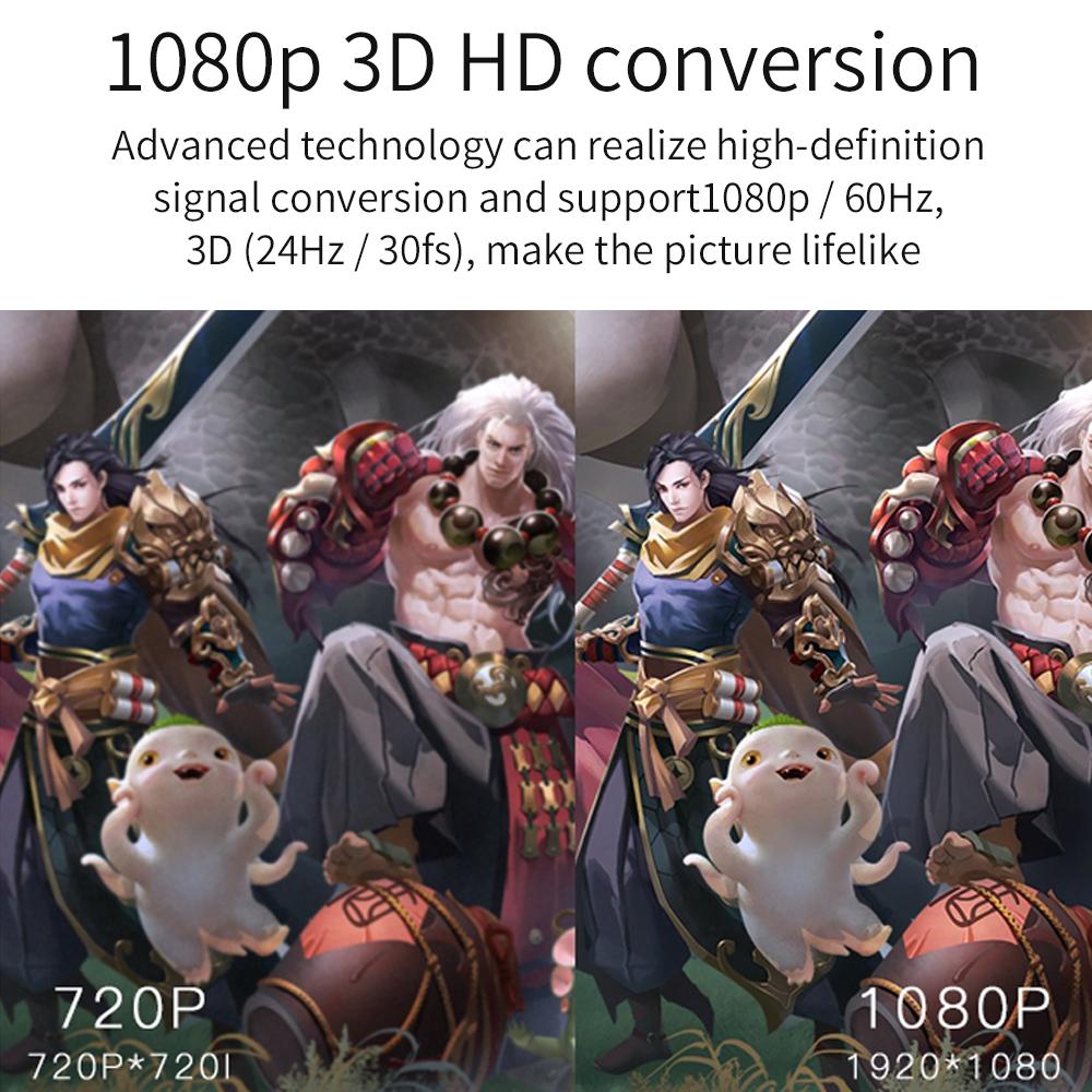 Extracteur Audio compatible HDMI vers convertisseur VGA 5.1CH Dolby AC3 DTS avec adaptateur optique SPIDF Coaxial Jack 3.5mm vga MHL HD320